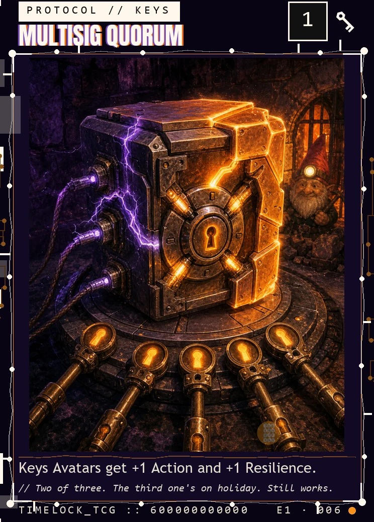 Multisig Quorum — a Keys Protocol card