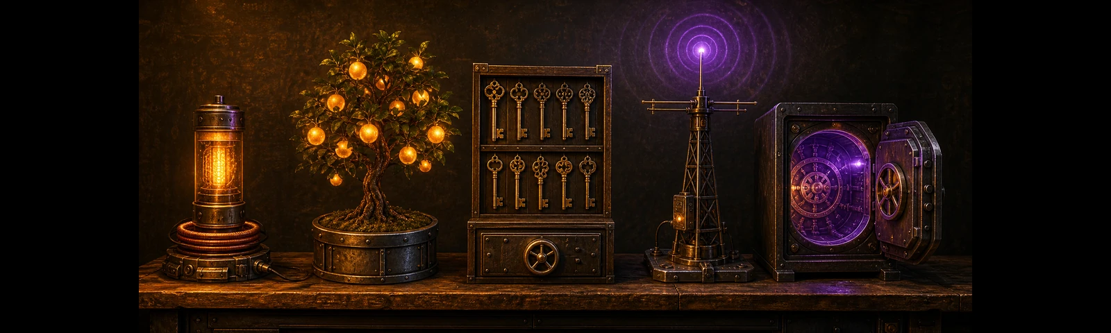 The five Resources: Power, Bitcoin, Keys, Signal and Timelock